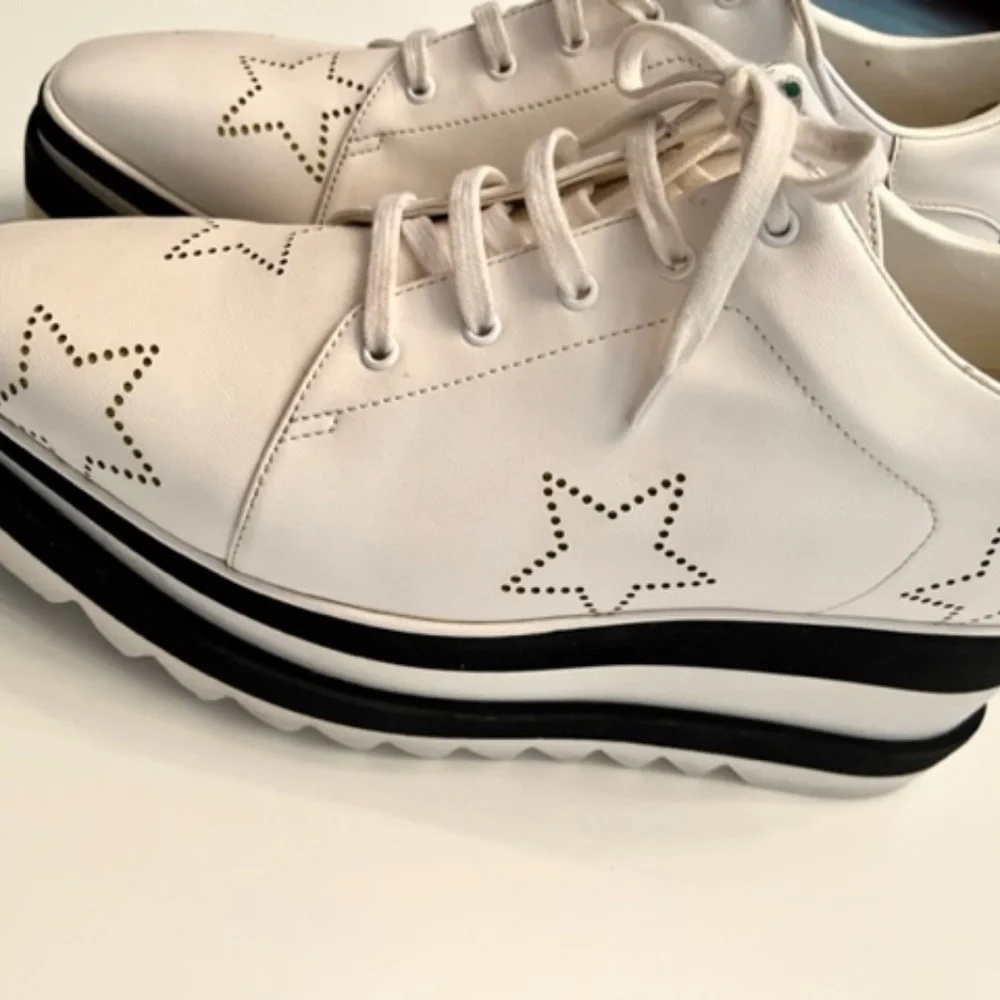 Stella McCartney Elyse platform Sneakers white stars